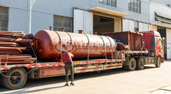 发往福建的永乐高锅炉SHX系列双锅筒循环流化床锅炉