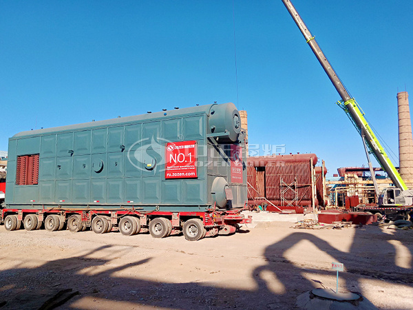 已运抵乌兹别克斯坦的中正25吨SZS系列燃气蒸汽锅炉