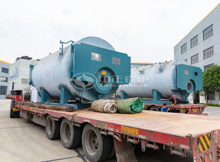 两台永乐高高效快装火管锅炉