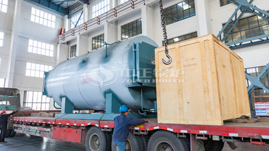 发往江苏溧阳的中正6吨WNS系列燃气蒸汽锅炉
