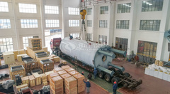 发往山东广悦化工的永乐高YY(Q)L系列燃油燃气导热油锅炉