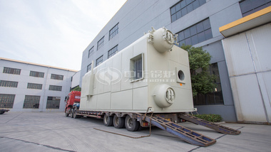 发往南京的2台中正SZS系列低氮燃气过热蒸汽锅炉