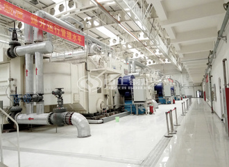 为郑州火车站提供热源包管的25吨SZS系列燃气蒸汽锅炉项目