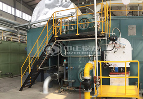 金光纸业20吨SZS系列蒸汽锅炉煤改气项目