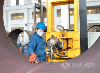 永乐高锅炉先进的自动焊接装备；ず腹ぴ独胙唐廴炯扒抗舛匝劬Φ奈Ｏ