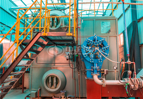 盛泽新型建材15吨SZS系列燃气饱和蒸汽锅炉项目