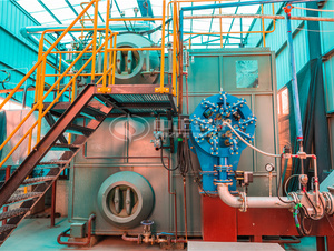 盛泽新型建材15吨SZS系列燃气饱和蒸汽锅炉项目