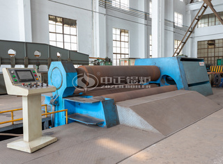 永乐高锅炉四轴数控卷板机