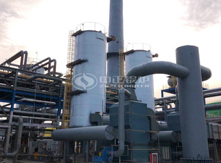 石油加工行业四台17.5MW导热油锅炉