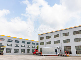 发往潍坊的永乐高燃气低氮环保锅炉