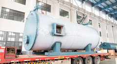 永乐高卧式燃气导热油炉发往广州