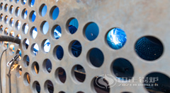 A级锅炉厂家永乐高WNS系列燃气锅炉生产一角