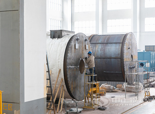 永乐高卧式燃气导热油锅炉