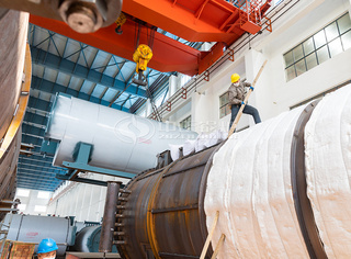 永乐高燃气有机热载体生产车间