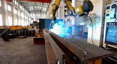 永乐高锅炉机械人自动焊工艺