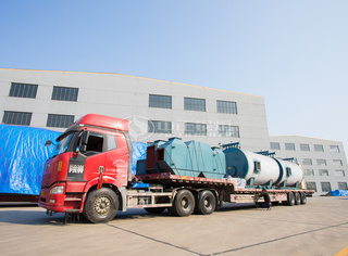 永乐高燃气导热油锅炉发货图