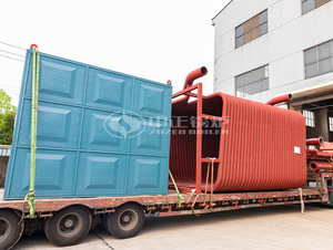 上海恒纽科技360万大卡YQW系列燃气卧式导热油锅炉+配套余热锅炉项目