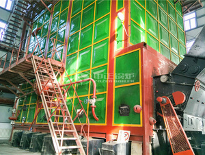 新疆华电哈密热电29MW SHL系列链条炉排燃煤热水锅炉项目