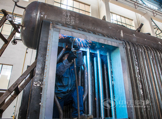 永乐高锅炉专业的电焊工人