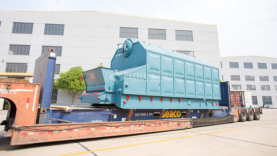 出口至孟加拉的永乐高6吨燃煤蒸汽链条锅炉