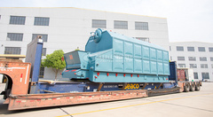 出口至孟加拉的永乐高6吨燃煤蒸汽链条锅炉