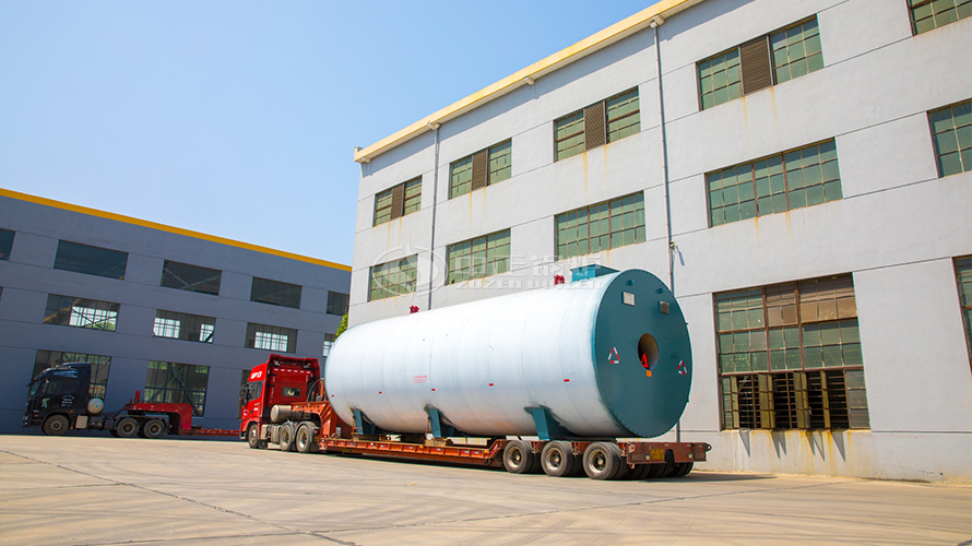 永乐高14MWYQW系列燃气导热油锅炉发货至宁德新能源有限公司