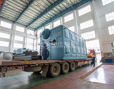 中正6吨整装燃气蒸汽锅炉发往广元吉香居