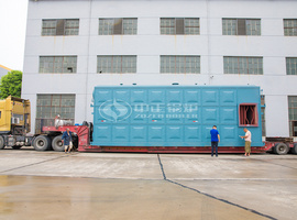 中正SZS系列35吨燃气蒸汽锅炉发往山东鲁花