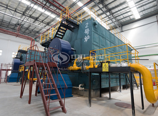 运行于河南新郑热力的永乐高SZS75吨燃气蒸汽锅炉