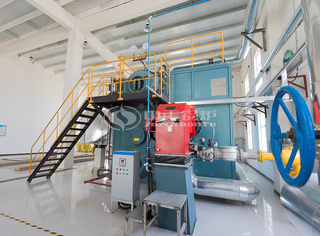 运行于河南克明面业的永乐高SZS20吨低氮燃气锅炉