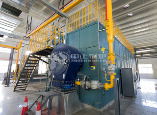 运行于河南正阳鲁花的永乐高SZS35吨燃气锅炉