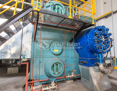 运行于焦作豫竹方便面的中正SZS25吨燃气蒸汽锅炉