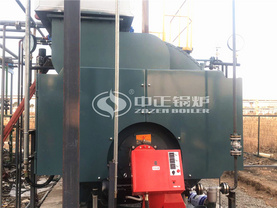 江苏馨瑞香料4吨WNS系列燃油燃气蒸汽锅炉项目