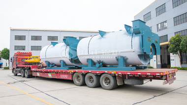 中正锅炉五台4.2MWWNS系列燃气热水锅炉发往青海