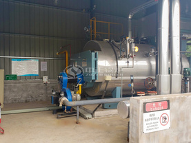 南京岩真旺2吨WNS系列冷凝式三回程燃油燃气蒸汽锅炉项目