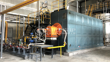 运行于新科奥德科技两台15吨SZS系列冷凝式燃气蒸汽锅炉