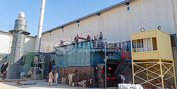 高质完成安装任务 中正锅炉在阿富汗蒸汽锅炉项目正式供汽使用