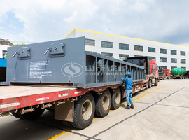 中正15吨SZL系列燃煤链条炉排水管蒸汽锅炉发往埃塞俄比亚