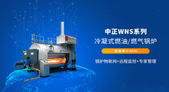 永乐高WNS系列冷凝式燃油燃气锅炉热效率高达98%以上