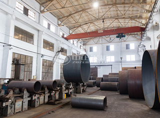 锅筒组对车间