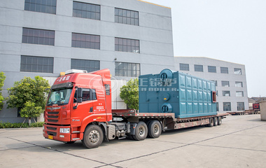 龙王食品15吨SZS系列安全环保燃气饱和蒸汽锅炉项目
