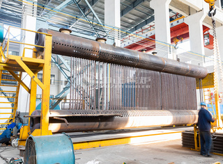 永乐高锅炉升级对流管制装配工艺