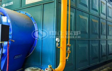江苏中诚印染35吨SZS系列燃气蒸汽锅炉项目