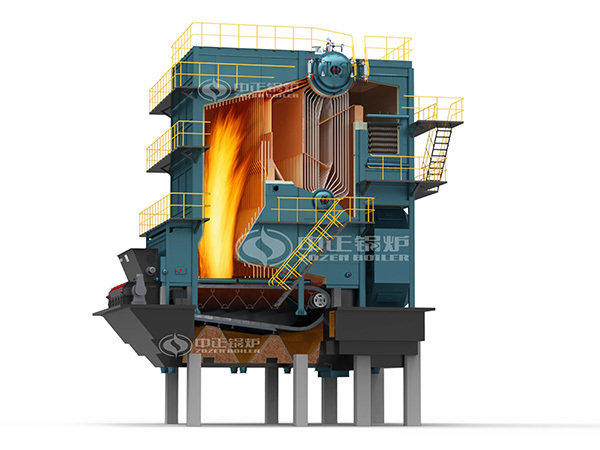 SHL系列生物质蒸汽锅炉内部结构图