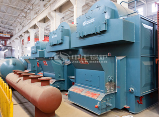 卧式三回程水火管链条炉排锅炉