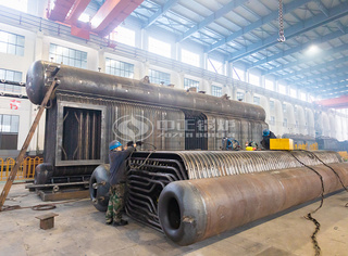 永乐高SZS系列锅炉生产车间