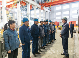 永乐高新的班组长晨会制度演练