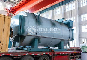 合缘伟业6吨高效环保型WNS系列三回程燃气蒸汽锅炉项目