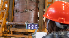 永乐高锅炉为芬兰客户现场直播导热油锅炉水压试验历程