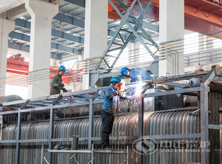 工业锅炉厂家永乐高锅炉车间生产剪影